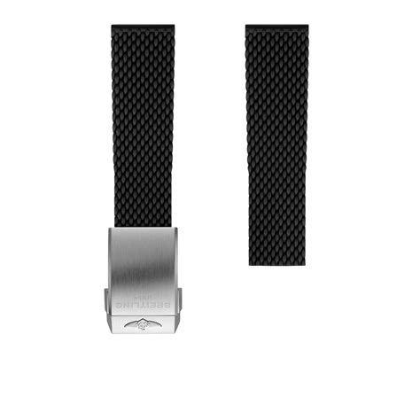 breitling 279s strap|Black Mesh Rubber Strap .